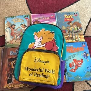 Disney’s Wonderful World of Reading Backpack + 6 Books